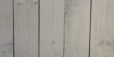 Light gray, washed out look on outdoor fence - Residential painting by Nash Painting Nashville TN