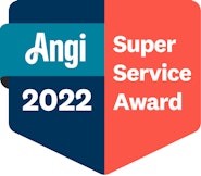2022 Angi Super Service Award logo